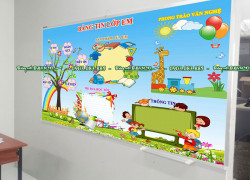 Bảng biểu dán decal nội dung theo yêu cầu