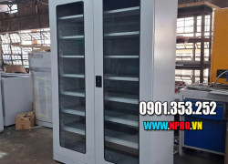 Tủ đồ nghề 2 cánh 7 khay KT: 1050Wx500Dx1800Hmm x 1.2mm