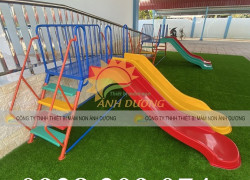Cầu trượt trẻ em giá rẻ, cầu trượt máng trượt ngoài trời
