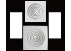 Miệng gió vuông tròn xoay 104A