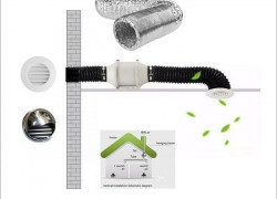 ỐNG GIÓ BẠC KHÔNG BẢO ÔN D75