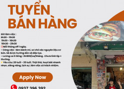 Bánh mì Út Thương tuyển nhân viên nam nữ làm bán thời gian, xoay ca tại Q4+ Q1