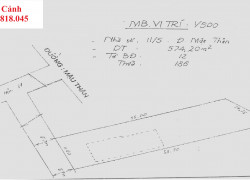 Bán nhà hẻm 11/5 đường Mậu Thân, phường Xuân Khánh, quận Ninh Kiều, Cần Thơ, 574.2m2 x 3 tầng, miễn TG