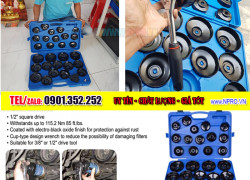 Bộ cảo lọc nhớt kingtony 9AE6030 - 30 chi tiết