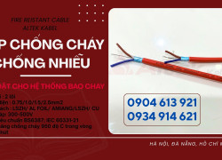 Dây tín hiệu chống cháy chống nhiễu 2x1.5mm2 Hà Nội, Đà Nẵng, HCM