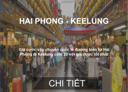 Giá cước vận chuyển từ Hải Phòng đi Đài Loan