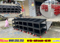 Xe đẩy dụng cụ, kệ đựng đồ nghề 3 ngăn( 3 tầng) tại NPRO