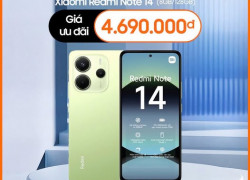 XIAOMI REDMI NOTE 14 (8GB | 128GB) – CẤU HÌNH MẠNH, GIÁ HỢP TÚI TIỀN