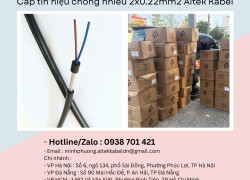 Cáp tín hiệu chống nhiễu 2x0.22mm2 Altek Kabel Đà Nẵng, Nghệ An, Hà Tĩnh