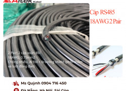Cáp tín hiệu RS485 2 Pair 18 AWG 2x2x0.75mm2 Đà Nẵng, Hà Nội, Sài Gòn