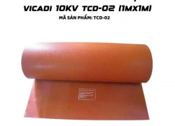 thảm cao su cách điện vicadi 10kv tcd-02(1mx1m)
