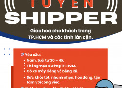 CÔNG TY TNHH THÙY TRANG ORCHIDS TUYỂN DỤNG SHIPPER