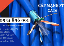 CÁP MẠNG CHỐNG NHIỄU CAT6 23AWG CÓ SẴN KHÁNH HÒA, GIA LAI, BÌNH ĐỊNH