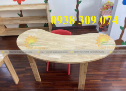 Bàn gỗ mầm non, ghế gỗ mầm non, bàn ghế gỗ nhà trẻ
