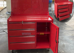 Tủ đồ nghề hộc kéo + ngăn mở cánh + bảng treo