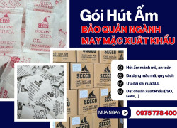 Gói Hút Ẩm Silicagel 1g 2g Bảo quản cho may mặc, quần áo xuất khẩu