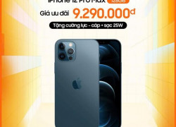 IPHONE 12 PRO MAX 128GB – HUYỀN THOẠI FLAGSHIP, GIÁ SIÊU TỐT