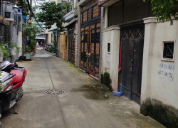 MT HẺM Bùi Minh Trực/Hẻm 4m/Sát mặt tiền, sát chợ/Nhà cũ tiện xây mới