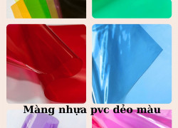 Xưởng sản xuất nhựa pvc dẻo - Màng nhựa nhiều màu