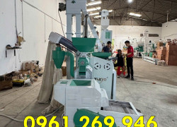 Dàn xát gạo liên hoàn Takyo TK1200 mẫu cải tiến năng suất 1 tấn/giờ tiết kiệm diện tích