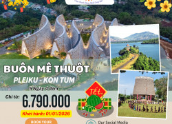 Tour Tết 2026 Miền Tây: Trải Nghiệm Chợ Nổi Cái Răng – Đất Mũi – Bạc Liêu
