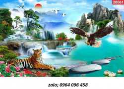 Tranh gạch 3d phong thủy tuổi hổ - SXC5