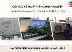 Điều hòa âm trần cassette LG 5HP cho diện tích  tối đa 75m2 và 2.0HP cho căn phòng dưới 30m2