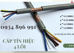 CÁP ĐIỀU KHIỂN 4 X 0.5 MM2 GIAO NGAY HÀ TĨNH, NGHỆ AN, THANH HÓA