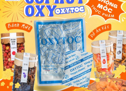Chống mốc, giữ bánh mứt thơm lâu, bí quyết nằm trong gói hút oxy OXYTOC!