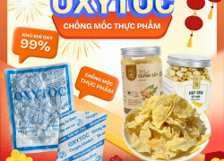 Giải pháp chống mốc 2025 cho xưởng bánh mứt, đồ ăn vặt Tết, gói hút oxy OXYTOC!