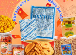 Giải pháp chống mốc bánh mứt, đồ ăn vặt Tết tuyệt vời, gói hút oxy OXYTOC!