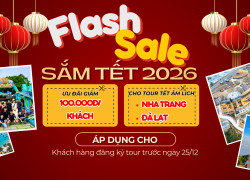 FLASH SALE BOOK TOUR SỚM - SGC TOURIST