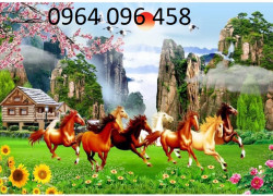 Tranh gạch 3d mã đáo thành công - DLK06