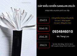 Cáp RVVP/ CXV 20x0.5/20x0.75/20x1.25/20x1.5 Hà Nội, Đà Nẵng, HCM