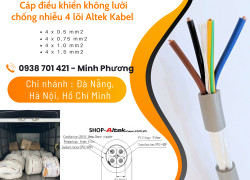 Cáp điều khiển không lưới chống nhiễu 4 lõi Altek Kabel Đắk Lắk, Bình Định, Phú Yên