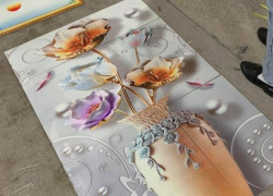 Gạch tranh bình hoa