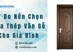 Lý Do Nên Chọn Cửa Thép Vân Gỗ Cho Gia Đình
