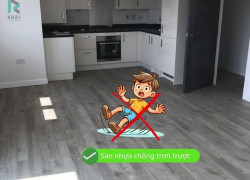 Lát Sàn Nhựa Có Bị Trơn Trượt Không? 3 Mẹo Vệ Sinh Sàn