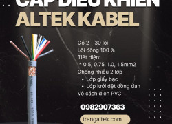 Cáp điều khiển Altek Kabel – giải pháp ổn định cho hệ thống tự động hóa