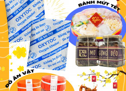 Gói hút Oxygen Oxytoc chuyên gia bảo quản bánh mứt tết