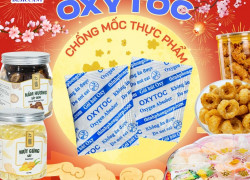 Chỉ 1 gói hút oxy OXYTOC - Chống mốc bảo quản bánh mứt tuyệt vời!