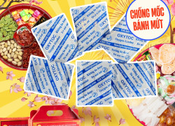 Chống ẩm mốc cho bánh mứt tết dùng ngay gói hút oxytoc