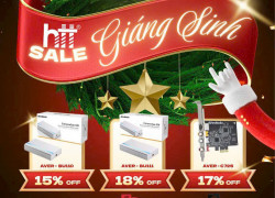 AVERMEDIA GIÁNG SINH RỘN RÀNG — HOT SALE ĐẾN 30%!
