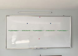 Bảng từ viết bút lông Greenlam treo tường