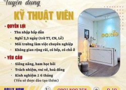 TUYỂN DỤNG KỸ THUẬT VIÊN SPA
