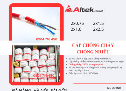 Cáp chống cháy 2x0.75, 2x1.0, 2x1.5 Altek Kabel Sài Gòn, Hà Nội, Đà Nẵng, Nha Trang, Lâm Đồng