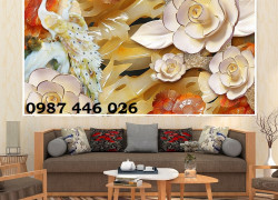 Tranh gạch men chim công 3d đẹp HP8373