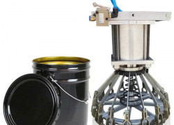 KẸP NẮP THÙNG 18-20L BẰNG KHÍ NÉN