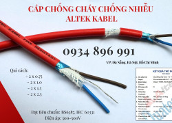 Cáp Điện Chống Cháy Chống Nhiễu 2x1.0 Giao Ngay Bình Dương, Quảng Nam, Quảng Ngãi.
