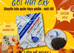 Gói Hút Oxy - Gói Hút Oxy Secco Bảo Quản Bánh Mứt Tết, Thực Phẩm Khô